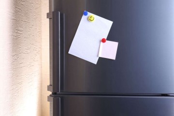 Kühlschrank-Magnet als Pinnwand